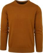 Suitable Oini Pullover O-Hals Okergeel