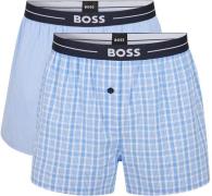 BOSS Boxershorts 2-Pack Blauw