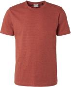 No Excess T-Shirt Streep Melange Rood