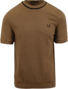 Fred Perry T-Shirt Piqué Bruin