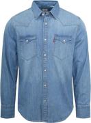 Levi's Barstow Western Overhemd Blauw