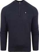 Blue Industry Half Zip Trui Navy