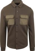 NZA Overshirt Otakou Donkergroen