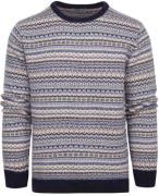 Suitable Prestige Fair Isle Pullover Beige