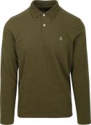 Marc O'Polo Poloshirt Lange Mouwen Groen