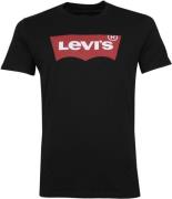 Levi's T-shirt Logo Print Zwart