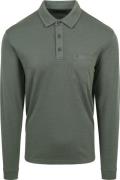 Casa Moda Long Sleeve Polo Groen