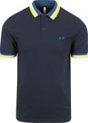 Sun68 Poloshirt Multistripes Navy