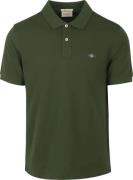 Gant Shield Piqué Poloshirt Donkergroen