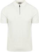 Suitable Cool Dry Knit Polo Off White