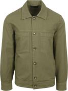 Marc O'Polo Overshirt Oxford Groen