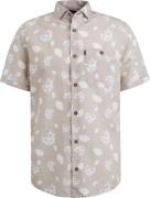 Vanguard Short Sleeve Overhemd Linnen Beige