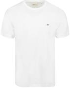 Gant T-shirt Shield Logo Wit