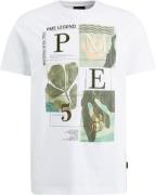 PME Legend Jersey T-Shirt Print Wit