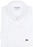 Lacoste Oxford Overhemd Wit