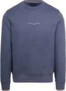 Tommy Hilfiger Sweater Logo Tipped Donkerblauw