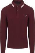 Fred Perry Longsleeve Polo Bordeaux 597