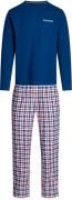 Tommy Hilfiger Pyjama Set Ruit Navy