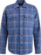 Vanguard Overshirt Brushed Ruit Blauw