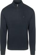 Lyle & Scott Half Zip Pullover Tonal Navy