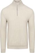 Marc O'Polo Half Zip Trui Grijs