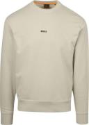 BOSS Pullover WeSmallcrew Ecru