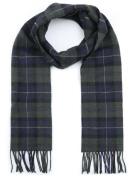 Barbour Sjaal Tartan Lamswol Klassiek Donkergroen -