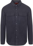 Suitable Overshirt August Wool Blend Navy