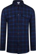 McGregor Overshirt Tartan Ruit Donkerblauw