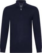 Cavallaro Merino Half-Zip Navy