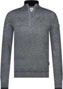 State Of Art Half Zip Trui Indigo