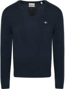 Gant Pullover V-Hals Woolblend Navy Melange
