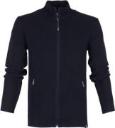 Brax Style John Vest Zip Donkerblauw