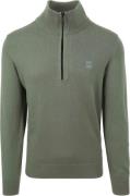 BOSS Kanobix Half Zip Trui Groen