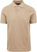 Barbour Tartan Pique Polo Beige