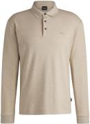 BOSS Pado Long Sleeve Polo Beige