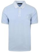 Marc O'Polo Poloshirt Faded Starlight Blauw