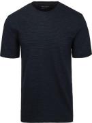 Marc O'Polo T-shirt Slub Stripes Dark Navy