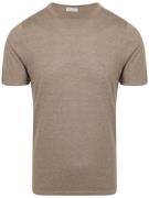 Profuomo T-Shirt Knitted Taupe