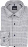 Olymp Luxor Overhemd Print Beige