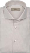 John Miller Overhemd Small Check Beige