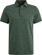 PME Legend Poloshirt Jacquard Jersey Olijfgroen