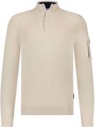 State Of Art Half Zip Trui Zand