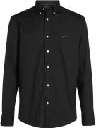 Tommy Hilfiger Poplin Overhemd Flex Zwart