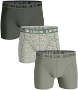 Bjorn Borg Boxers Cotton Stretch 3-Pack Groen