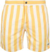Scotch & Soda Zwembroek Strepen Geel