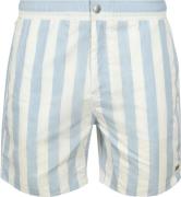 Scotch & Soda Zwembroek Strepen Licht Blauw