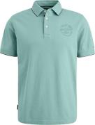 PME Legend Poloshirt Piqué Logo Lichtblauw
