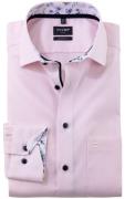 Olymp Luxor Overhemd SL7 Structure Roze