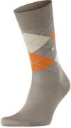 Burlington Manchester Sok Ruit Grijs 4180
